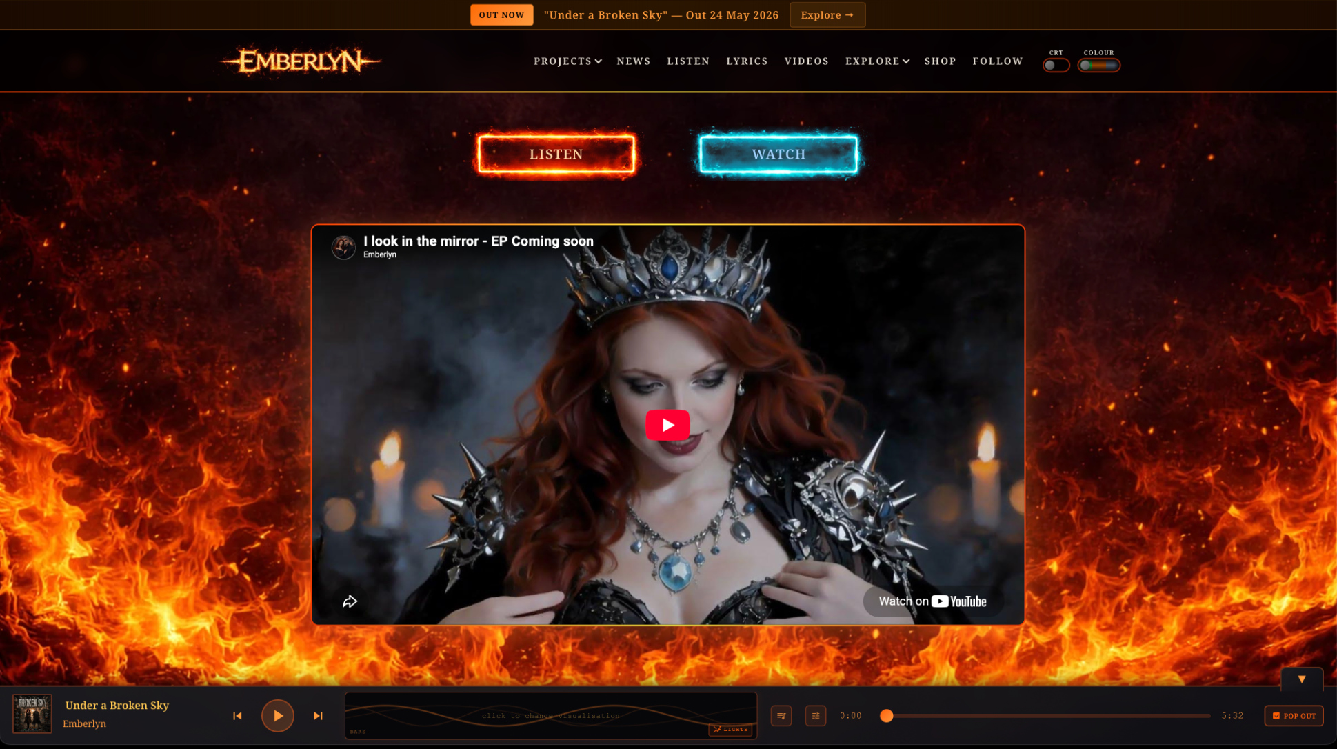 Actual Emberlyn website screenshot